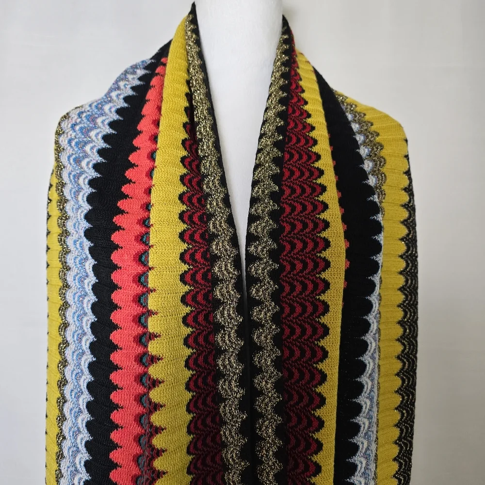 Missoni Chevron Shimmering Scarf 76
